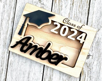 Personalized Graduation Canadian Gift Card Holder, Graduation Cash Holder, Custom Gift For Graduation, Class of 2024, Money holder