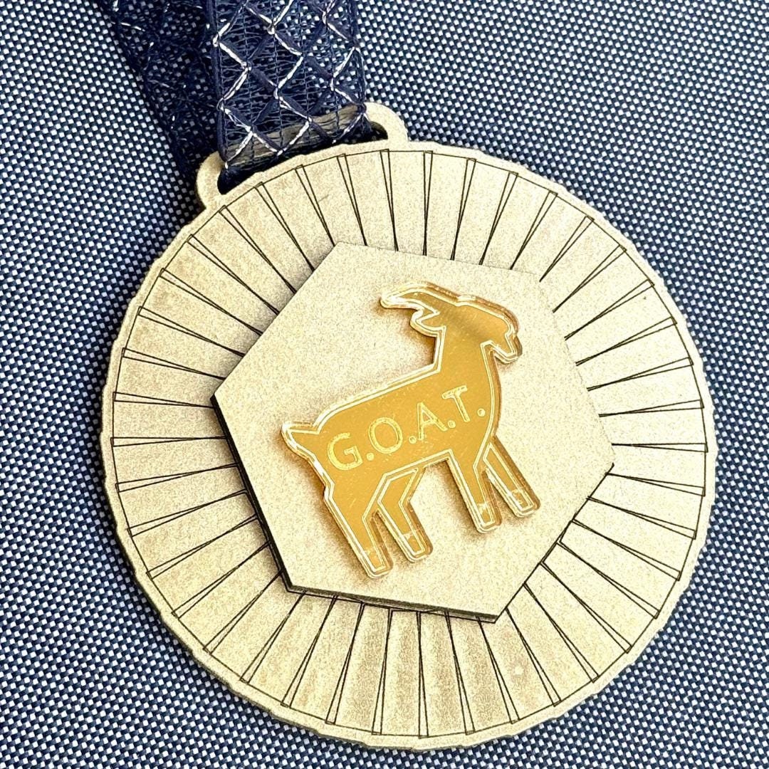 Goat Gold Medal, Paris 2024 Event, Souvenir, Gift for Greatest of All ...