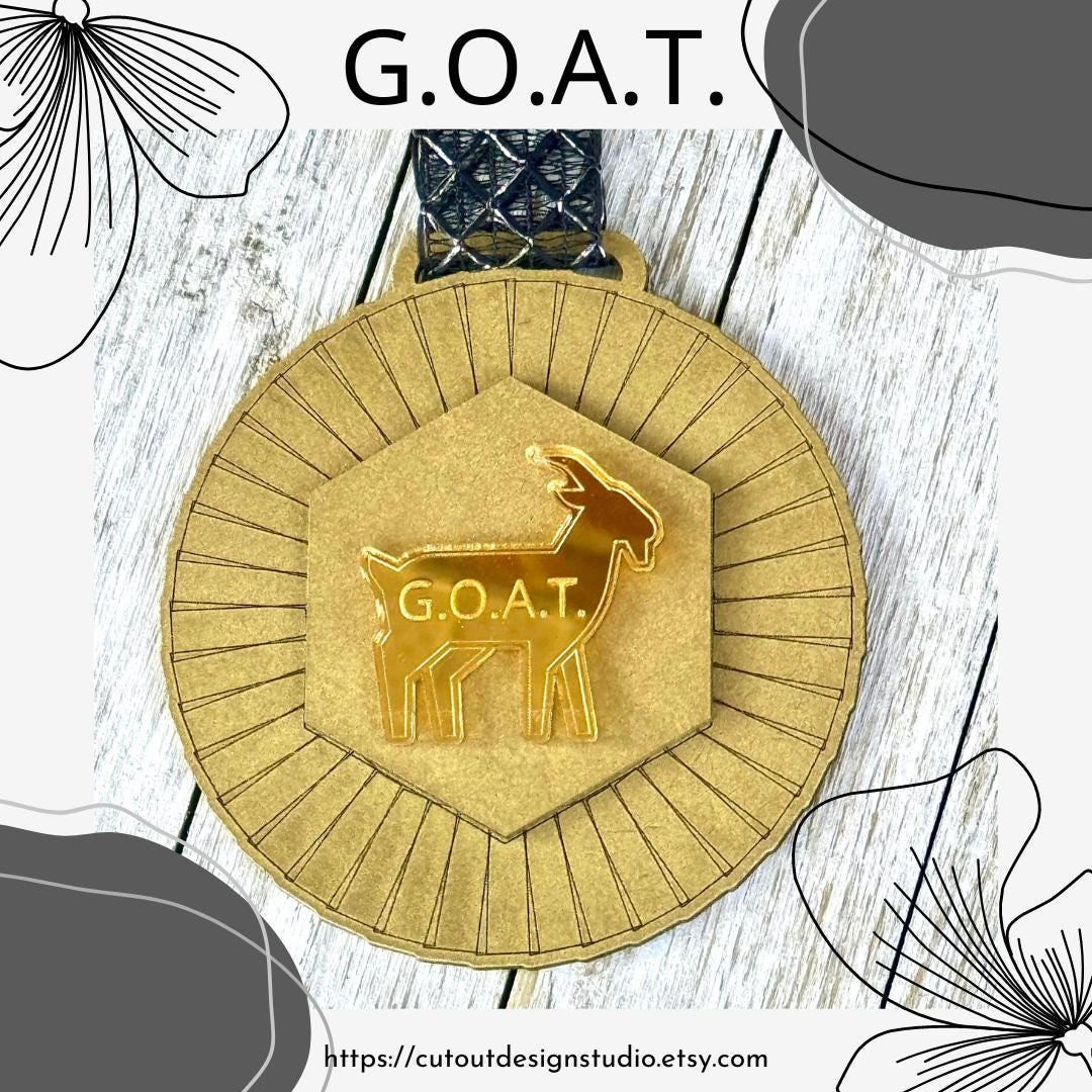 Goat Gold Medal, Paris 2024 Event, Souvenir, Gift for Greatest of All ...