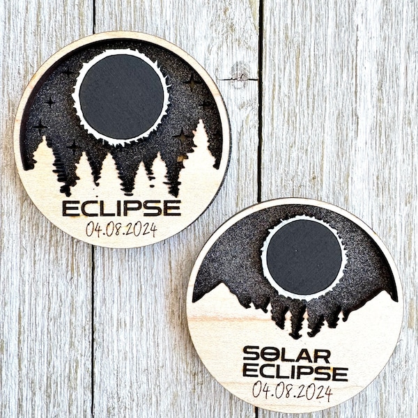 Solar Eclipse 2024 Magnet Souvenir