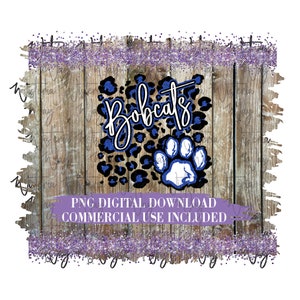 Bobcats PNG, DTG, DTF, Sublimation