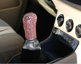 Pietra dell'ingranaggio, accessori per auto rosa, copertura della manopola del cambio, copertura del freno a mano, accessori per auto da donna, regalo