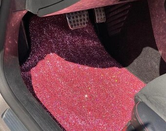 Pink Confetti Car Floor Mats Sequin Car Mats Floor Mats for Car
