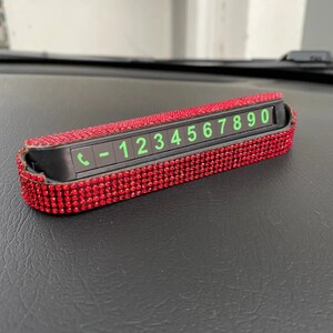 Stone Car Numbered, Car accessories phone Numbered plate, Car Phone Parking Numbered,Car Parking Phone Numbered