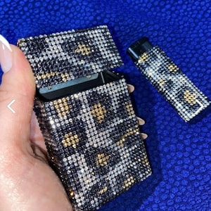 Cigarette Case, 100s Cigarette Case, Cigarette Case Lighter, Long Cigarette Case, Womens Cigarette Case, Metal Cigarette Case