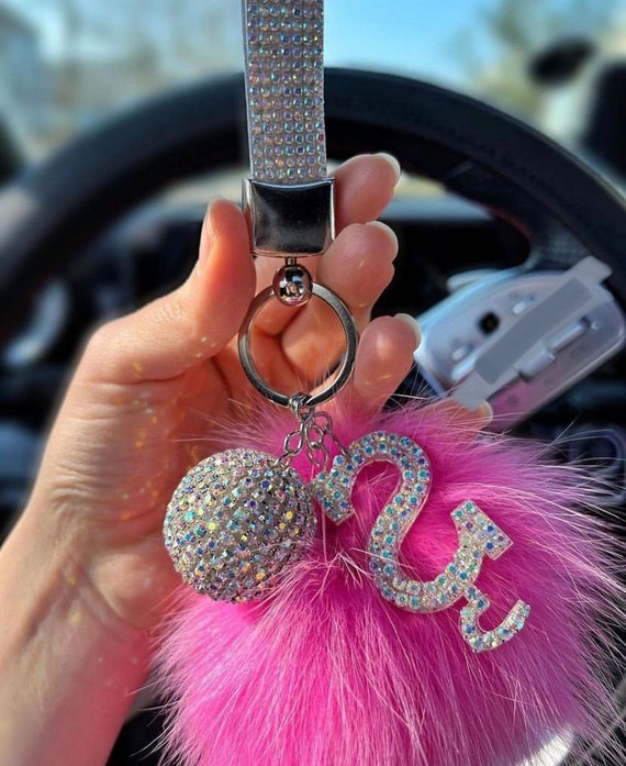 Personalised Keyring Car and House Keyring Personalized Letter