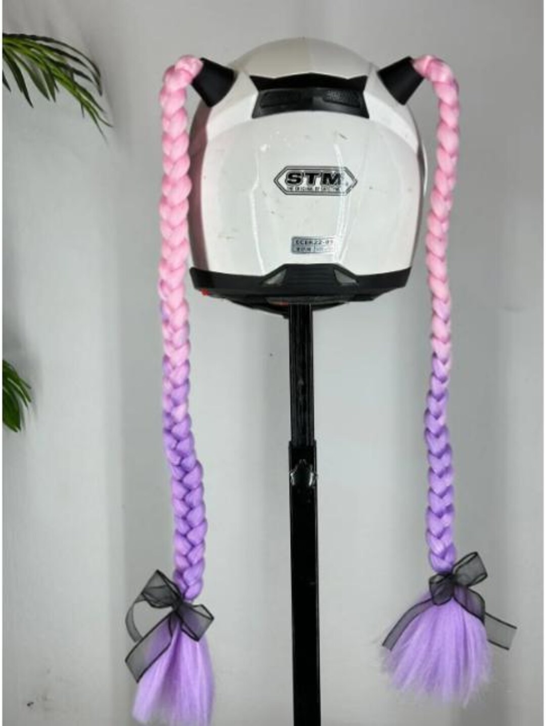 Helmet Braid Hair Extension 50 Cm – Motorcycle Helmet Accessories ...