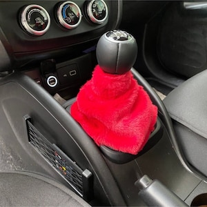 Fuzzy Car Accessories, Gear Shift Knob Cover, Handbrake Cover, Women Car Accessories, Gift