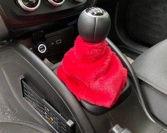 Fuzzy Gear Shift Cover and Handbrake Cover, Plush Car Accessories for Women, Cute Interior Decor, Cozy Car Gift