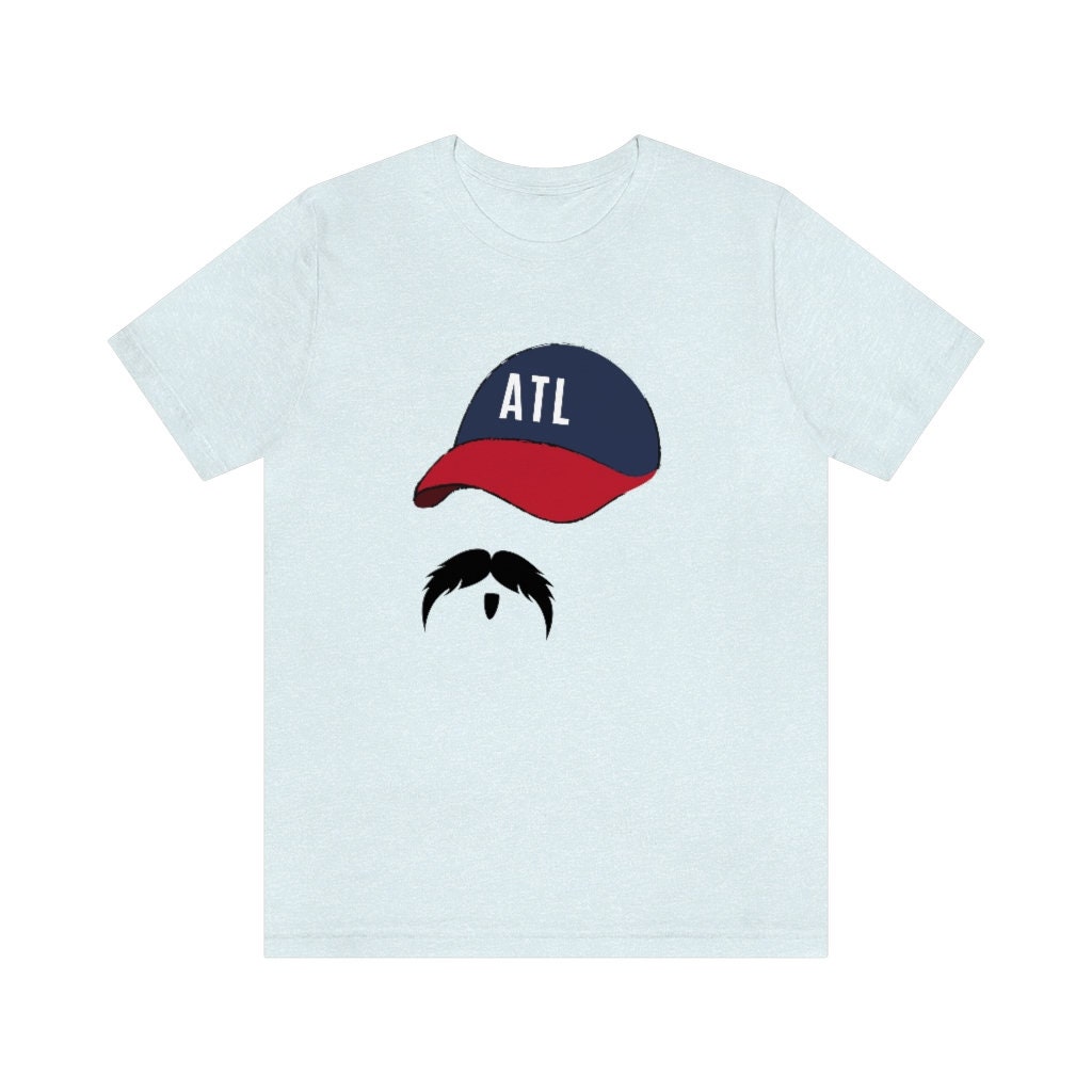 Spencer Strider Atlanta Braves 99 Pitcher Handlebar Mustache Adult Tee
