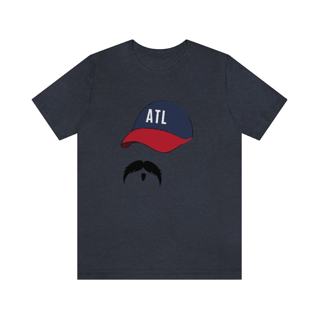 Spencer Strider Atlanta Braves 99 Pitcher Handlebar Mustache Etsy
