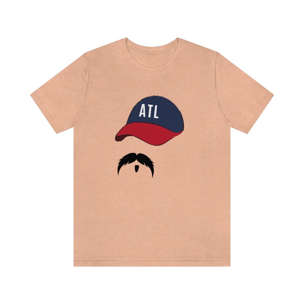 Spencer Strider Atlanta Braves 99 Pitcher Handlebar Mustache Adult Tee