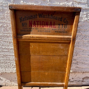 Washboard A White Wood Product No. 11 B NBPE1353 