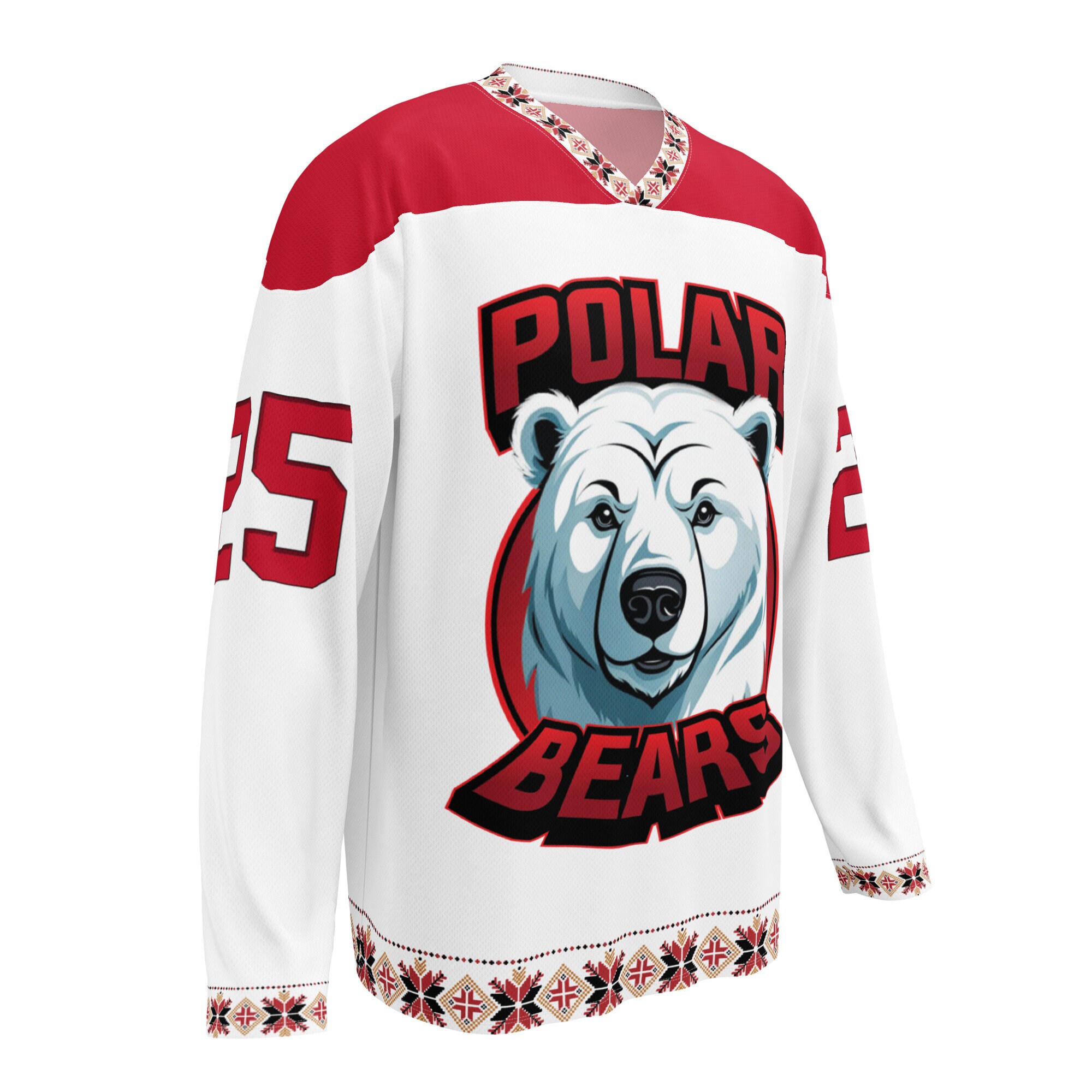 Polar Bear Hockey Fan Jersey - Etsy