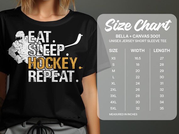 Eat Sleep Hockey Repeat T-Shirt - Hockey Lovers Tees Eat Sleep Hockey Repeat T-Shirt - Hockey Lovers Tees