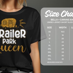 Vintage Camping Gift T-Shirt, Trailer Park Queen T-Shirt, Camping Lovers Gift Idea, Outdoor Travel Passion Shirt, Unisex Camping Shirt