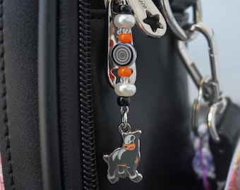 Mini Pocket Creature Houndour Keychain Bag Charm