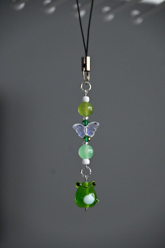 Beaded frog deals keychain