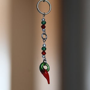 Mini Chili Pepper Keychain