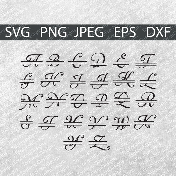 Monogram SVG | 130 Individual Files | vector | png | eps | blank