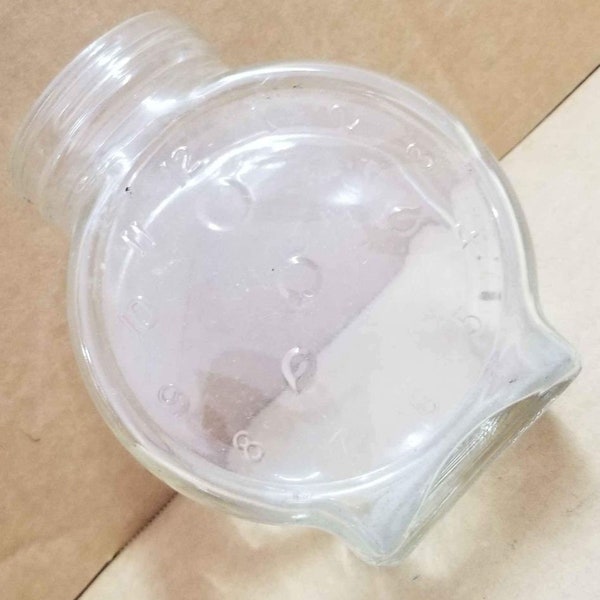 Glass Clock Jar Etsy