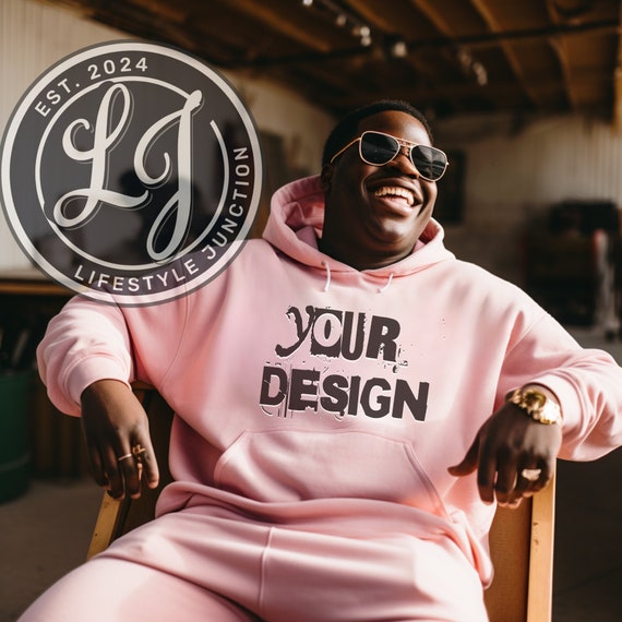 Plus size pink hoodie online