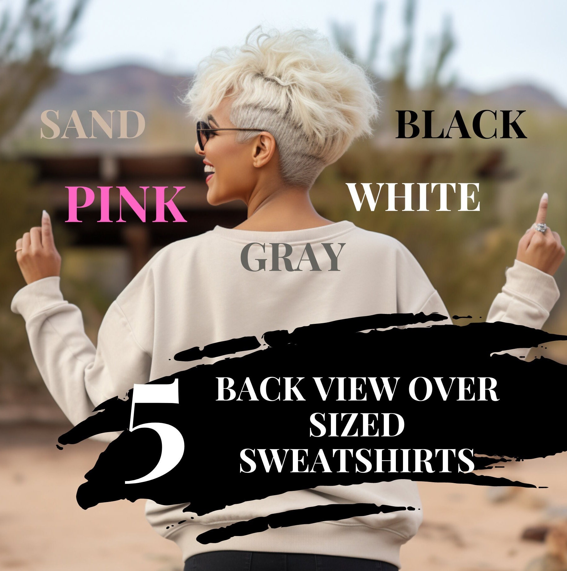 Back Ash 18000 Mockup Back Pink 18000 Mockup Gildan Sweater - Etsy