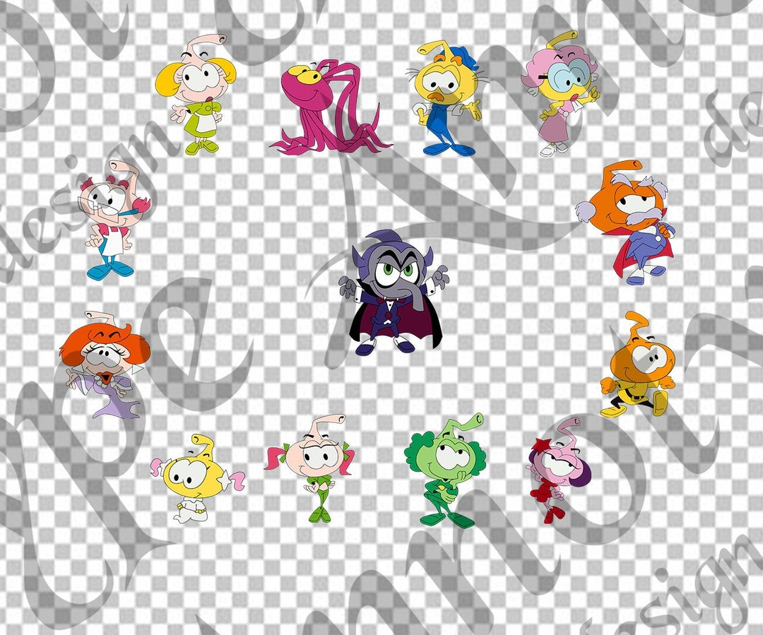 Snorks Pk2 80s Cartoon .SVG Vector Image X13 Pack Etsy