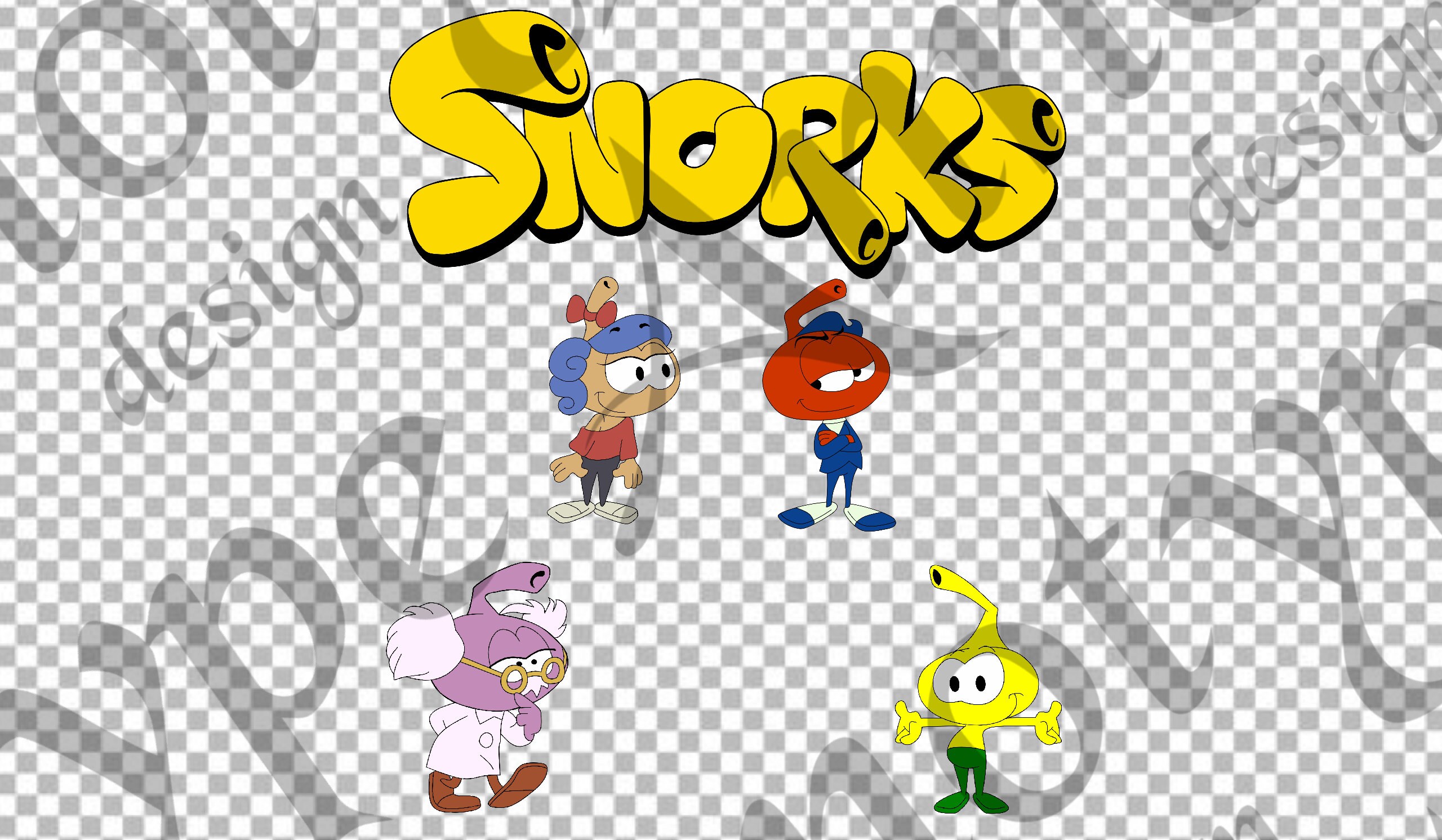 Snorks 80s Cartoon SVG Vector Image X5 Pack Etsy