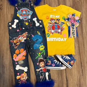 Paw patrol 2nd top birthday outfit girl
