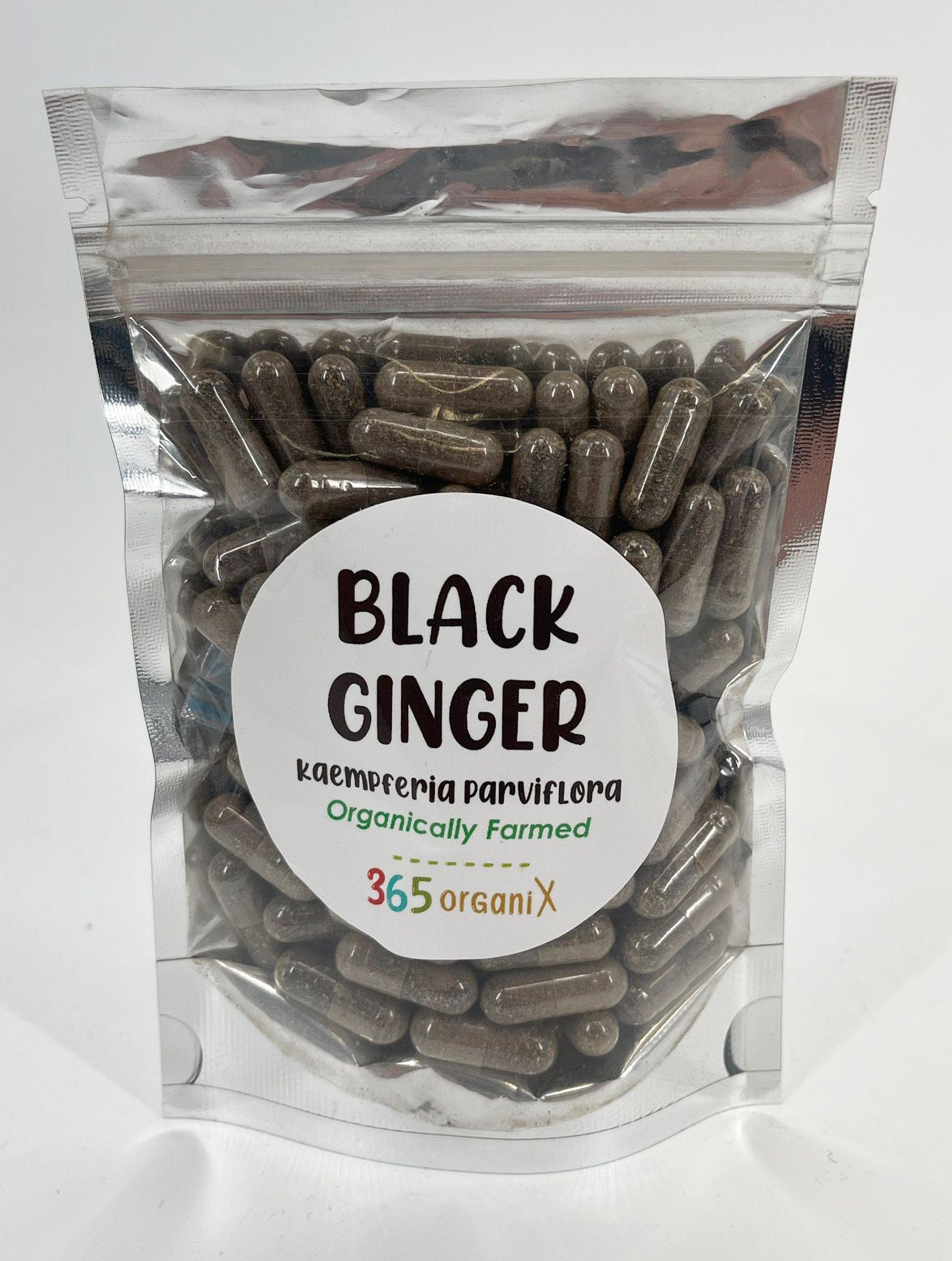 Organic Black Ginger Root Powder (Kaempferia Parviflora) - Thai Kra-Chai Dam, Natural Sexual Health Supplement 100g