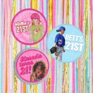 21st Birthday Stickers
