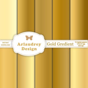 Gold digital paper, gold metallic paper, gold foil paper, gold bundle, scrapbook paper, Christmas digital paper, textured paper, backgrounds