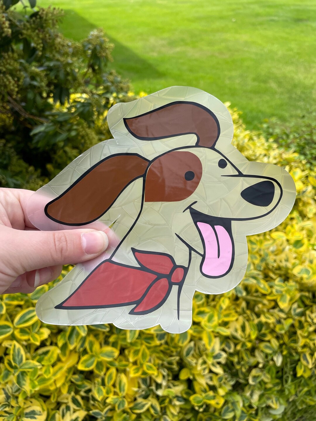 Dog Suncatcher Car Window Window Sticker Rainbow Maker Etsy