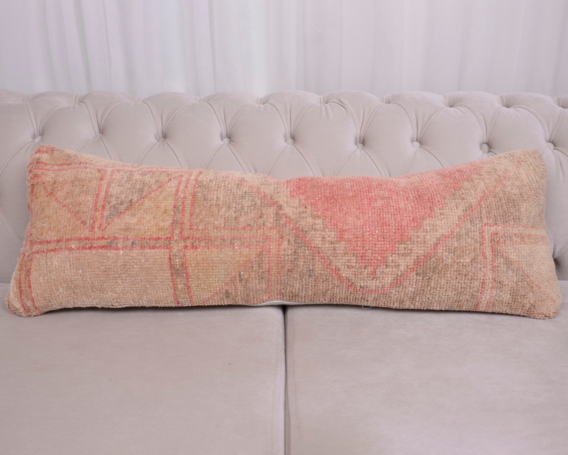 Long Pillow for Bed Extra Long Pillow Lumbar Throw Pillow Etsy