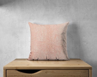 Neutral Pillow, Turkish Carpet Pillow, Textured Handwoven Pillow, 16x16 Pillow Cover, Throw Pillow, Cushion Cover