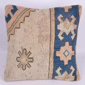 Bohemian Kilim Pillow, Turkish Kilim Pillow, Carpet Pillow, Home Decor, 18x18 Pillow Cover, Turkey Pillow, Throw Pillow, Couch Pillow