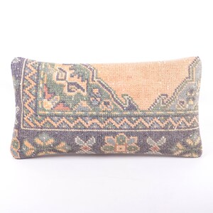 12x20 Kilim Pillow, Turkish Kilim Pillow, Vintage Kilim Pillow, Throw Pillow, Bohemian Kilm Pillow, Aztec Boho Pillow, Cushion Cover