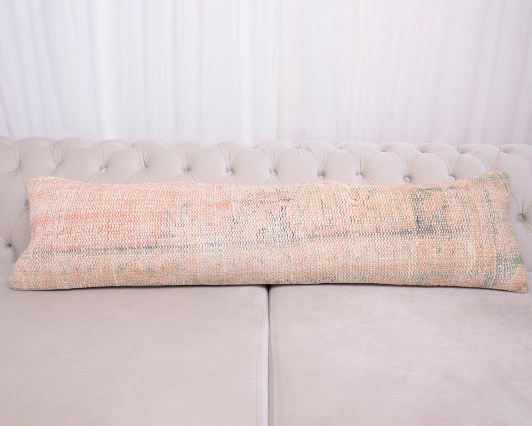 Boho Lumbar Pillow Long Pillow Bed Pillow Decorative Etsy