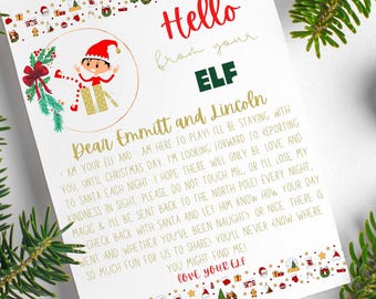 Hallo en afscheidsbrief van Elf