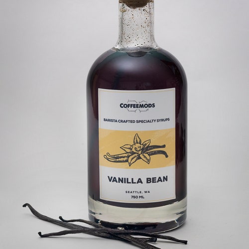 Toasted Espresso Bean Small Batch Simple Syrup 375ml Etsy