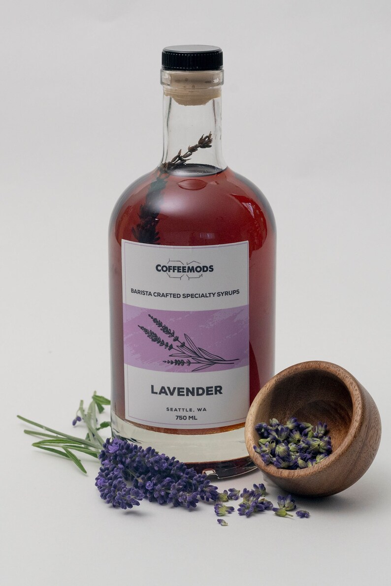 Lavender Simple Syrup Etsy