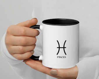 Vissen Mok, Zodiac Mok, Keramische Mok 11oz, Februari Verjaardag, Maart Verjaardag