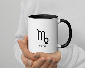 Virgo Mug, Zodiac Mug, Ceramic Mug 11oz, August Birthday, September Birthday