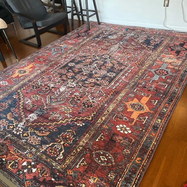 Rug 8x10, Turkish Rug 6x9, Area Large Rug 9x12, Oriental Rug, Rug For Living Room, Kilim Rug 8x10, Vintage Rug 8x10, Area Rug 8x10, Carpet