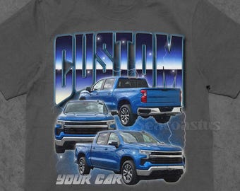 Custom Truck Tee, Vintage American Pickup Shirt, Personalized Hot Rod Top, Heritage Auto Gift for Dad, Patriotic Car Lover