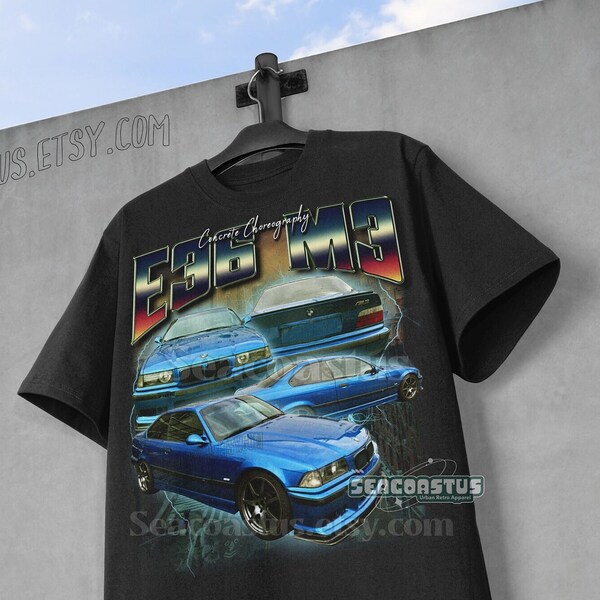 Limited E36 M3 Vintage T-Shirt, M3 E36 Graphic T-shirt, Jdm Retro 90's Motorsport Racing T-shirt, Bimmer Gift