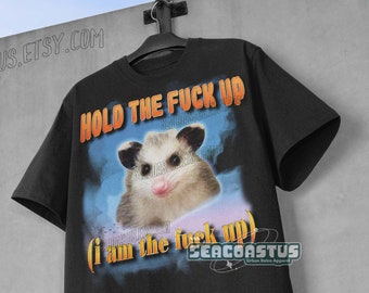 Vinatge Opossum Meme Shirt, Retro Opossum Lover Tshirt, Gag Shirt, Funny Possum Tee, Animal lover, Trash Panda shirt, Possum Gag Gifts