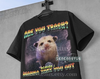 Ich möchte Sie Opossums Meme Vinatge Shirt, Retro Opossum Liebhaber Tshirt, lustiges Waschbär T-Shirt, Waschbär meme, Possum Geschenke herausnehmen