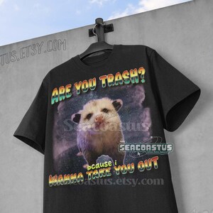 I Wanna Take You Out Possums Meme Vinatge Shirt, Retro Opossum Lover Tshirt, Funny Raccoon Tee, Raccoon meme, Possum Gifts